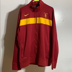 USC Nike authentic dry fit jacket